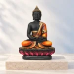 Styled product image of Black Buddha with Orange Robe