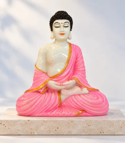 Styled product image of Pink Robe Seated Buddha