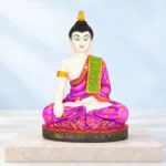 Styled product image of Purple Shawl Seated Buddha