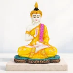 Styled product image of Yellow Buddha with Pink Shawl