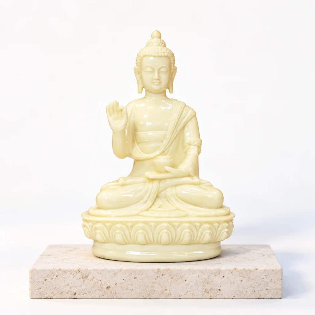 Styled product image of Ivory Buddha Statue