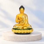 Styled product image of Golden Seated Buddha