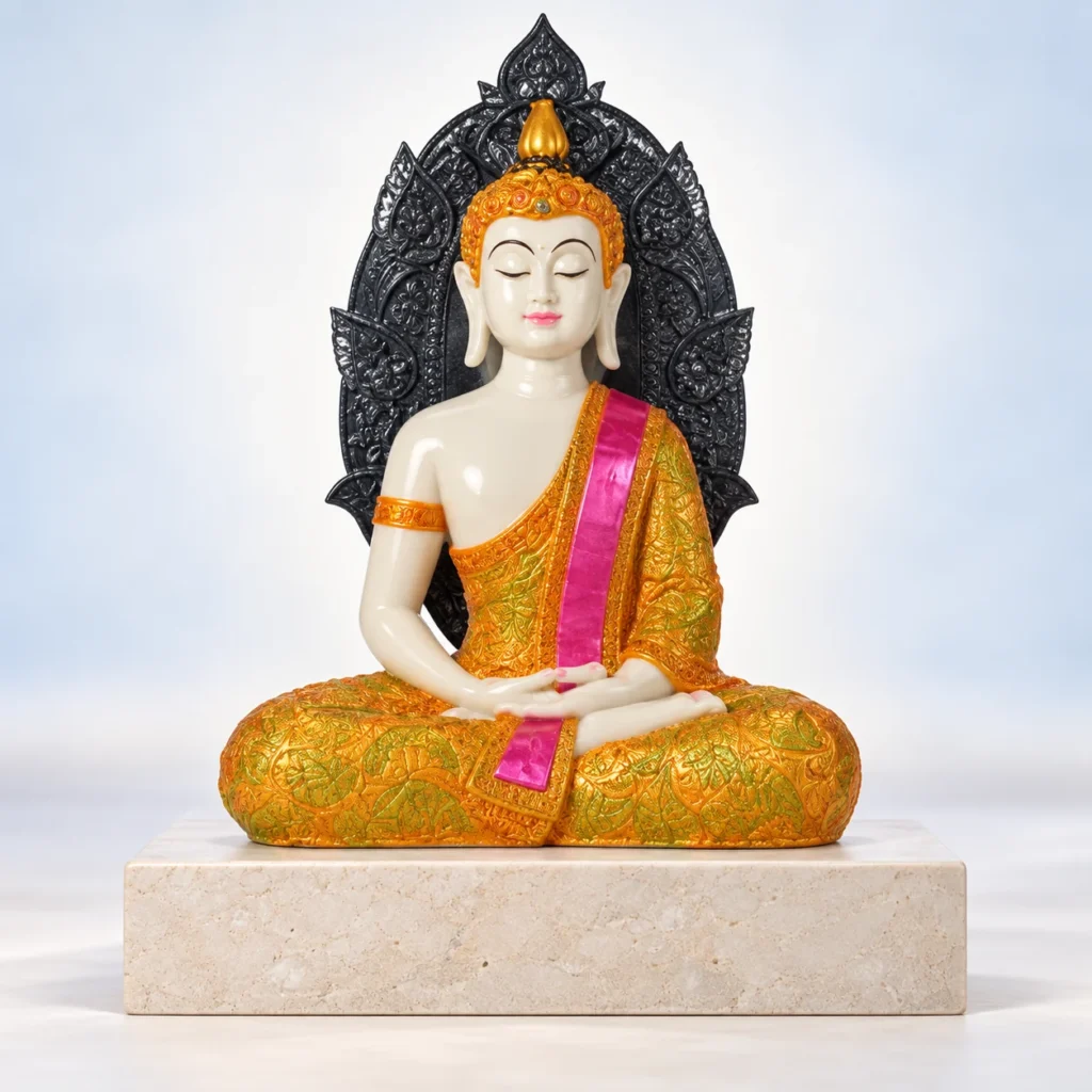 Styled product image of Golden Buddha with Black Halo