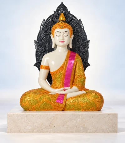 Styled product image of Golden Buddha with Black Halo