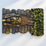Styled product image of Buddha Face and Bamboo Wall Décor