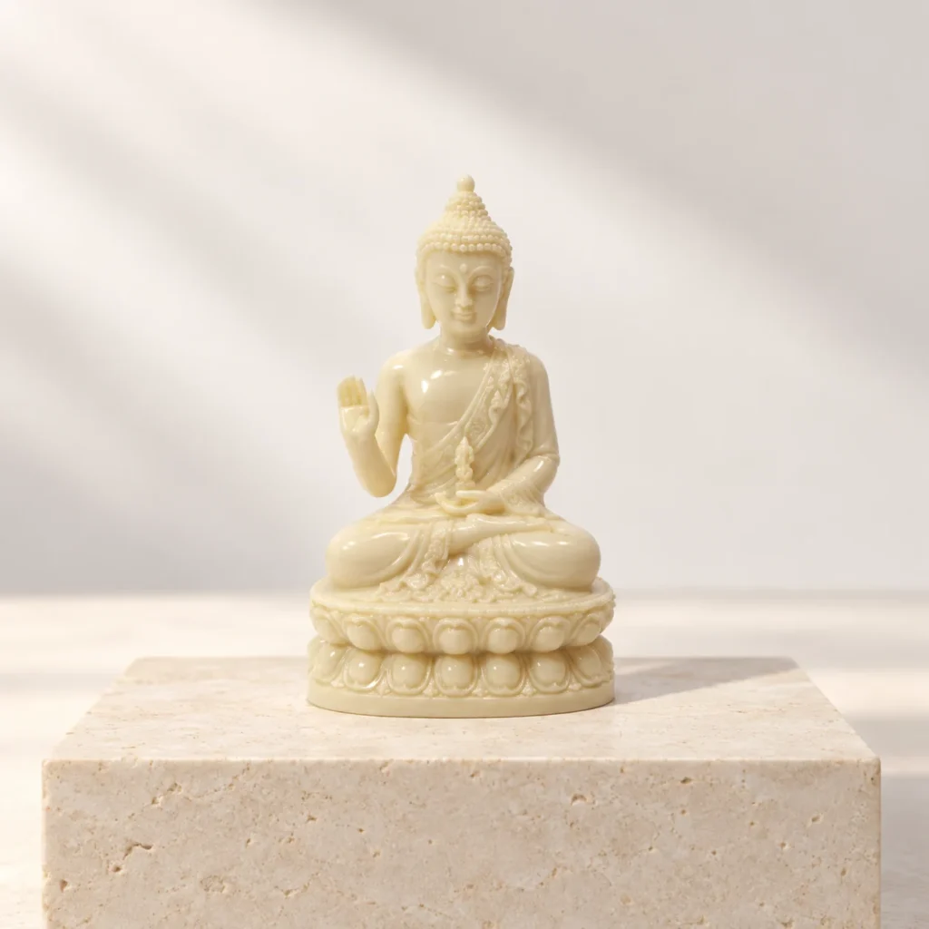 Styled product image of White Buddha Miniature