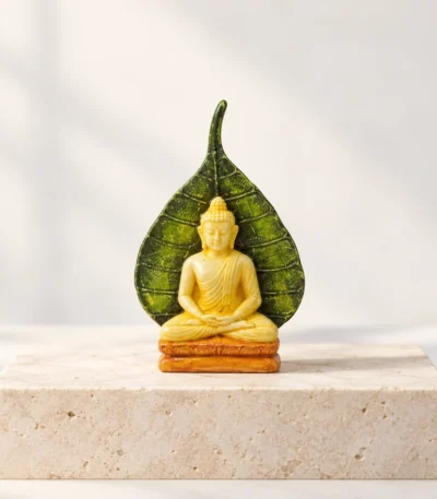 Styled product image of Buddha on Bodhi Leaf Miniature