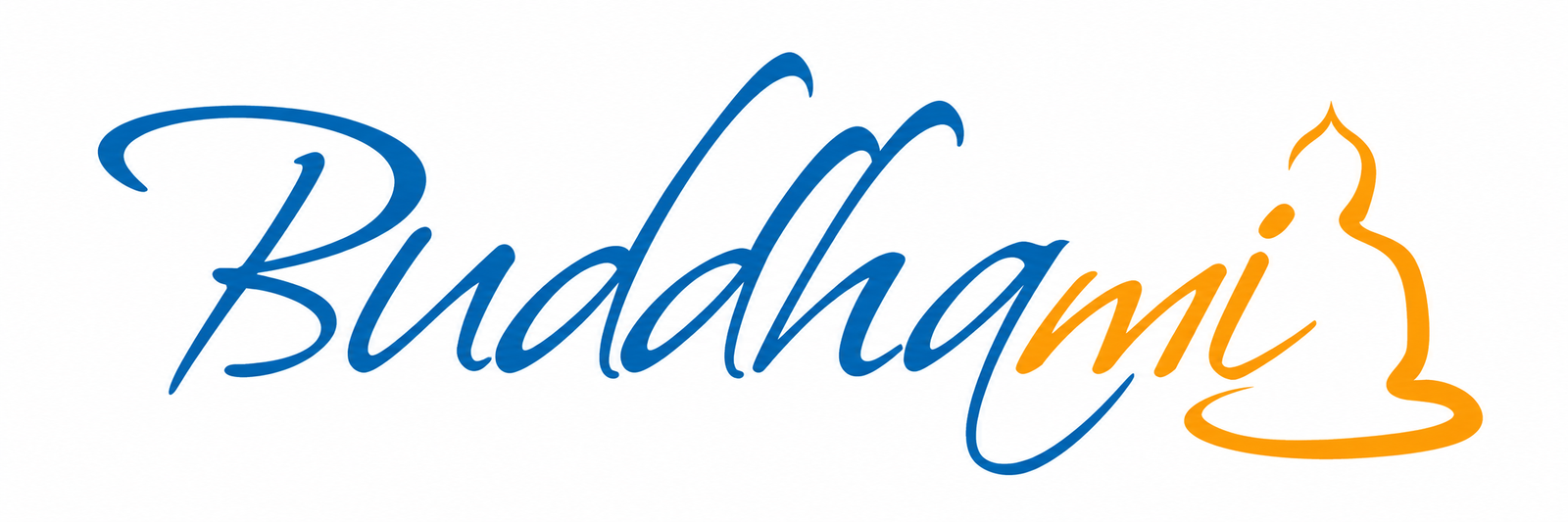 Buddhami logo in blue and orange